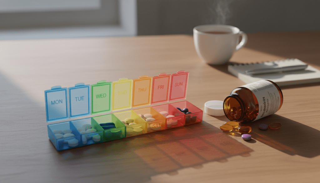 how to set up pill organizer