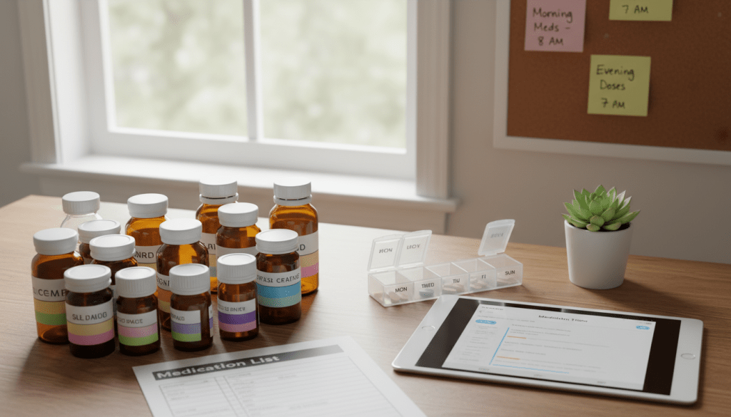 medication list template