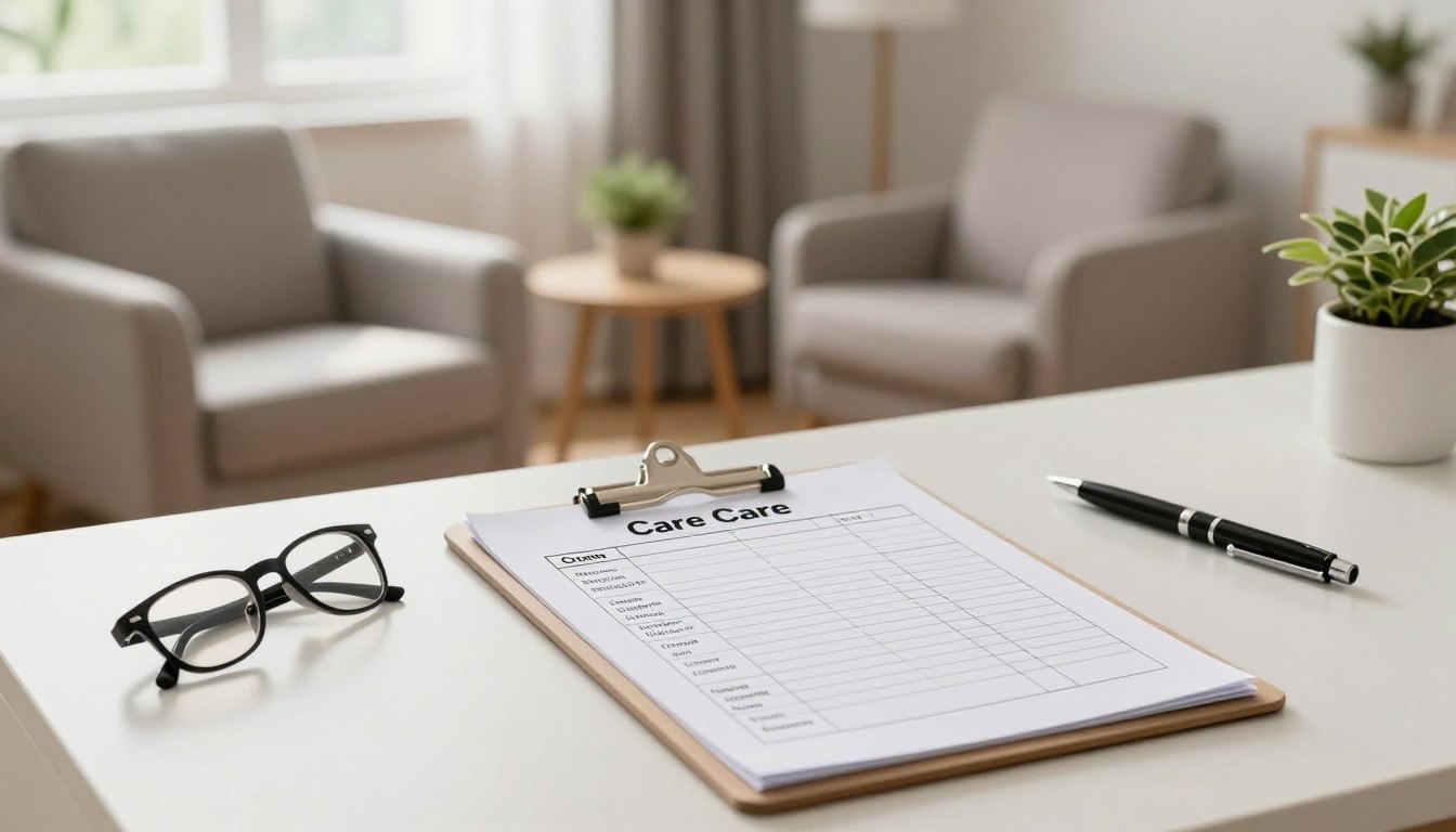 Weekly Care Plan Template for Aging Parents
