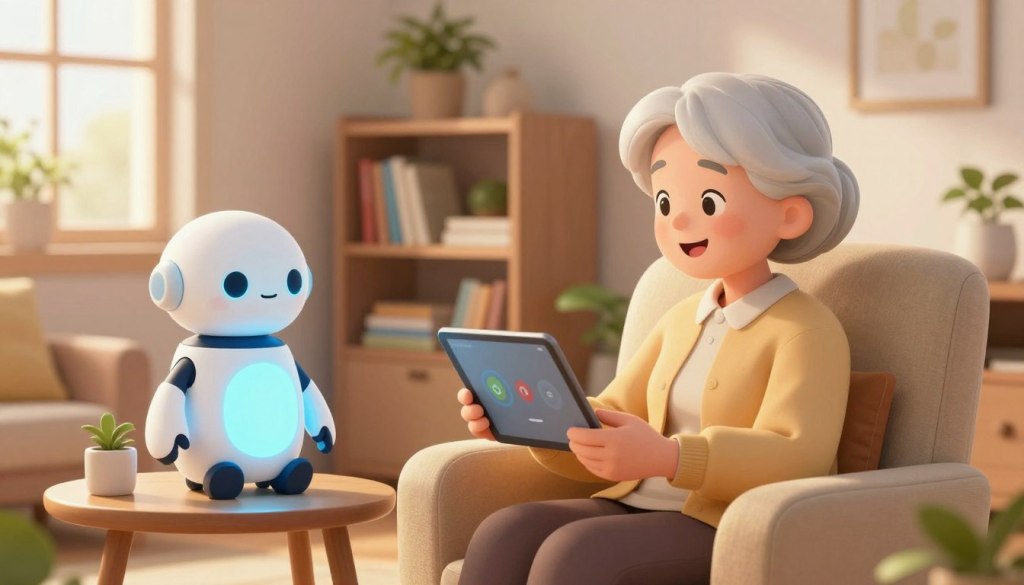 AI companion for seniors cognitive health
