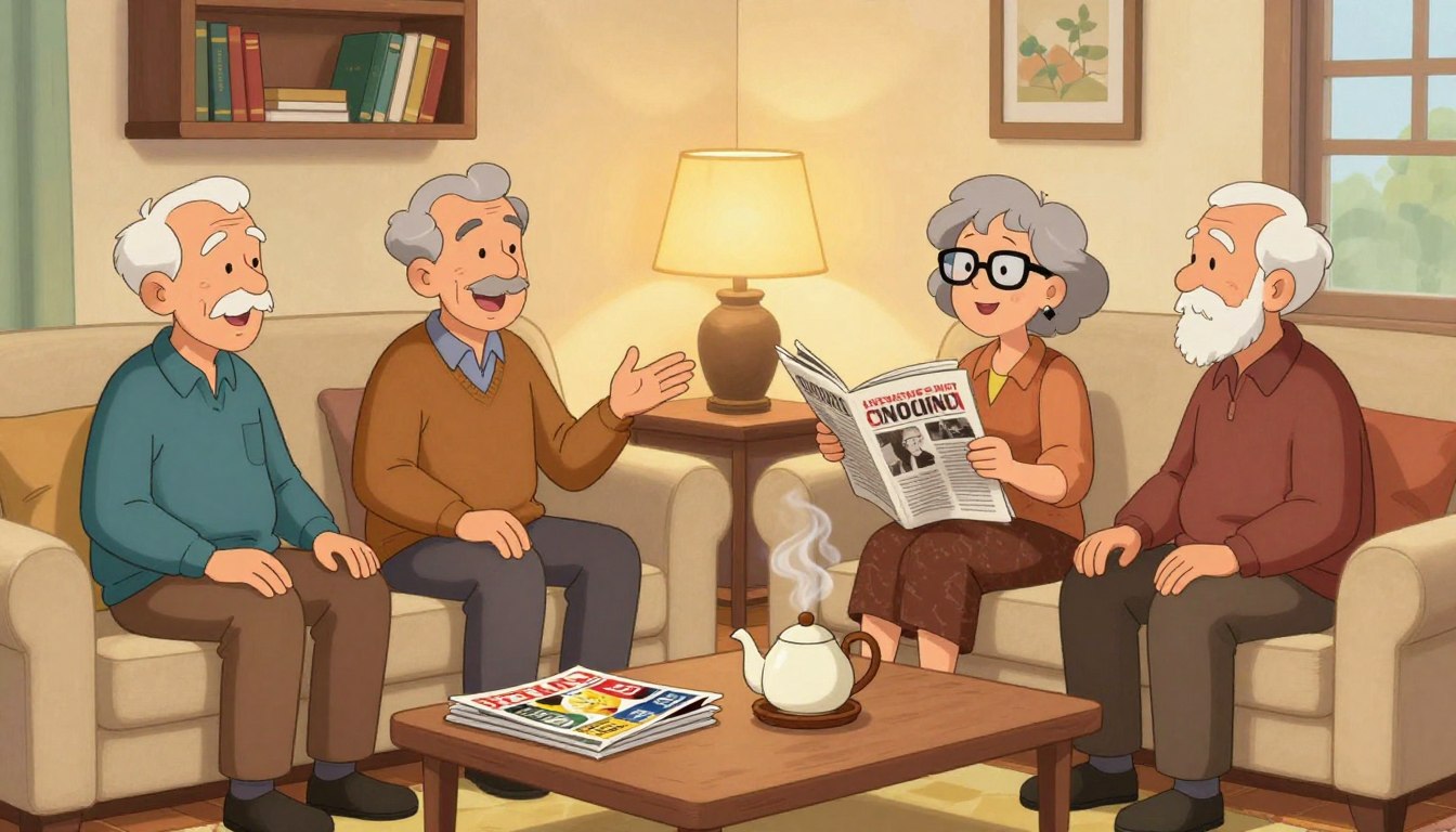 Current Events Conversation Starters for Seniors (Without Arguments)