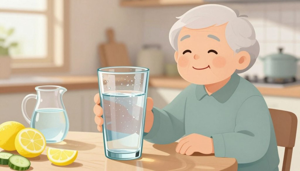 how to get elderly to drink water