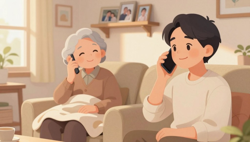 improve calls with elderly parents