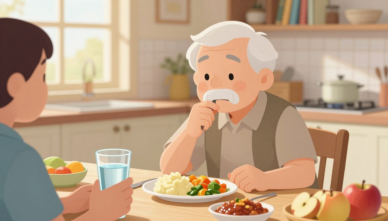 Swallowing Problems in Seniors: Safer Foods and Red Flags