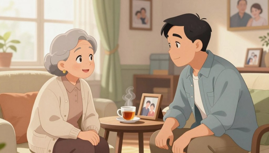 what to talk about with elderly parents